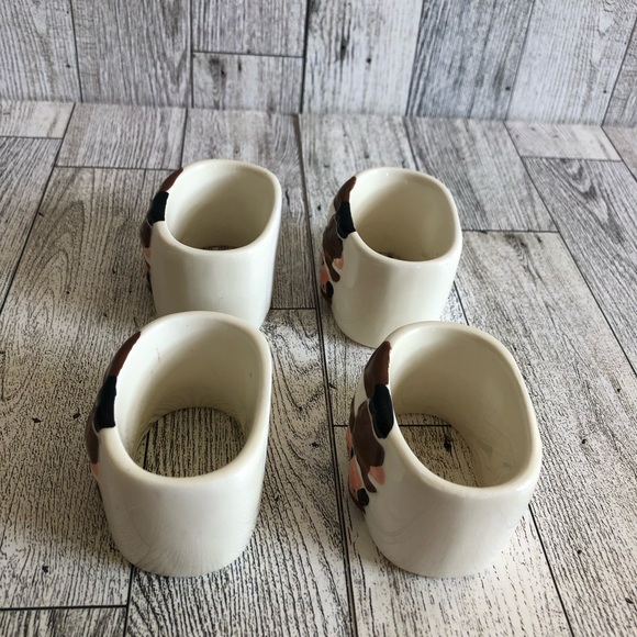 Publix The Pilgrim Pair Thanksgiving Napkin Rings Holder Set of 8 with Boxes - Picture 15 of 16